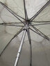 馗龙电动电瓶车雨棚蓬新款可折叠拆卸防晒专用挡雨遮阳伞摩托车防雨棚 加长黑胶 灰色猫咪 单伞 实拍图