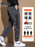 JEEP SPIRIT秋冬季休闲裤男2025新款束脚运动休闲裤子宽松工装裤男士百搭长裤 1026灰色 常规 XL 【建议125-145斤】 实拍图