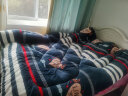 南极人（Nanjiren）羊羔绒被子冬季被芯加厚春秋被单人棉被宿舍冬被加绒毛毯垫被褥子 羊羔绒-时尚格调ML【双面加绒】 200x230cm 约8斤 实拍图