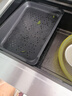 JOMOW九牧王洗菜盆5MM厚瀑布飞雨厨房水槽大单槽304不锈钢洗菜池 80*45cm纳米黑(飞雨瀑布) 抽拉飞雨套餐+台控下水+洗杯器+净水龙头 实拍图