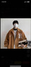 鲁宾克 灯芯绒外套男春季潮牌美式复古棒球服男生夹克宽松情侣棒球服男 黑色 XL（120-140斤） 实拍图