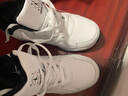 乔丹格兰 男鞋休闲鞋男士秋冬加绒棉鞋运动鞋板鞋学生板鞋大码皮鞋子 男 9952白色加棉 40 实拍图