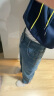 棉致薄款高腰复古阔腿牛仔裤女夏季新款直筒休闲裤子宽松显瘦微喇 复古蓝【C36常规高品质】 L 100-115斤 实拍图