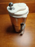 邻匠创意高颜值咖啡杯便携式不锈钢保温杯男女士咖啡随行杯办公礼品杯 银色 420mL-不显温 实拍图