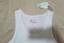 爱慕先生【2件装】背心男士春夏抗菌透气柔滑薄莫代尔HELLO系列男背心 白色+白色110 L (170) 实拍图