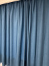 米华日式轻奢遮光窗帘布挂钩式 罗曼尼海冰蓝色 2.5米宽*2.4米高 一片 晒单实拍图