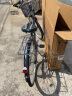 永久自行车男女成人26寸铝合金低跨度脚踏车单车城市休闲单速通勤车 灰色 实拍图