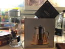 八玺（BAXI）耐高温泡茶壶大容量茶具套装过滤加厚煮茶壶烧水壶玻璃壶电陶炉 950ml（适合4-8人） 加厚四方花茶壶（可冰茶可煮茶） 实拍图