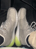 回力男鞋秋季新款椰子鞋子男款潮流百搭运动鞋男轻便跑步鞋 米/绿 41 实拍图