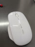 英菲克（INPHIC）M1二代无线鼠标可充电办公静音电量显示便携人体工学适用苹果惠普华为笔记本电脑非对称舒适手感 【右手选这个+侧翼指托+光面】陶瓷白 实拍图