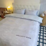 宫森轻奢品牌床上四件套夏季水洗床品床单床笠款被套 芬妮-香槟粉 1.8m床床单款四件套-适用200x23 实拍图