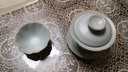 冠杰台湾冠杰汝窑品茗杯汝瓷茶杯功夫杯陶瓷大开片主人杯 牡丹反口杯 实拍图