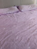 罗莱家纺 四件套纯棉全棉床单被套被罩单人床上用品套件 梦幻樱色 粉色 1.5米床 200*230cm 实拍图