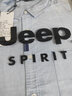 JEEP SPIRIT吉普短袖衬衫男夏季韩版休闲衬衣男士简约外套男装 浅蓝 2XL 实拍图