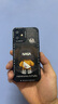 奶小鸭（NEYAA）适用苹果12mini手机壳 iphone12mini保护套镜头全包硅胶防摔超薄创意卡通简约软壳男女款 石墨黑 实拍图