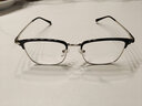 依视路（ESSILOR） 新款商务男镜架时尚镜框女配依视路镜片近视定制眼镜网上配镜 金属-眉框-2070SV-银色 镜框+依视路膜岩高清1.60现片 实拍图