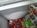 奥克斯（AUX）小冰柜家用小型冷冻保鲜迷你冷藏商用卧式冷柜单用储母乳柜节能省电 188升级减霜可囤150斤肉 100升 100L 实拍图