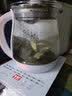 容声养生壶煮茶器煮茶壶电热水壶迷你玻璃花茶壶牛奶多段恒温保温电水壶烧水壶1.8L大容量煮茶茶壶 粉白触控款带蛋架+滤网 1.8L 实拍图