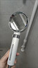 大白厦门diiib 增压除氯花洒手持淋浴花洒淋浴喷头蓬蓬头浴室厨卫配件 亮银白 实拍图