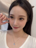 黛瑞思轻奢项链女海洋之心时尚饰品送女友老婆闺蜜618情人节生日礼物 豪华礼盒套装灵动蓝钻免费刻字 实拍图