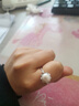 海蒂 10-10.5mm淡水珍珠戒指女可调节戒圈S925银生日礼物附证书 实拍图