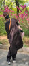 无印良品 MUJI 女式 高密度平织盘扣连衣裙 长袖裙子新中式衬衫裙纯棉全棉 黑色 S (155/80A) 晒单实拍图