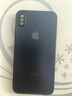 新爵 苹果x手机壳磨砂玻璃iphone xs max xr抗指纹镜头全包硅胶防摔超薄轻薄直角边 苹果xsmax【石墨黑】磨砂玻璃 实拍图