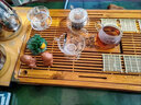 庄子然功夫茶具套装家用茶盘整套全自动烧水壶一体茶盘办公会客茶台茶壶 马到功成茶盘+玻璃茶具套组 14件 实拍图