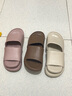 Youdiao高级感摩卡家居凉拖鞋女情侣夏季浴室洗澡防滑eva防臭男家用软底 淡雅米白 37-38 实拍图