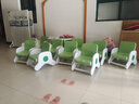 LINSY KIDS林氏儿童桌椅套装宝宝幼儿园学习桌花生桌 LH090W1-A 游戏椅 实拍图