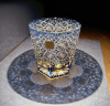 KAGAMI日本江户切子蓝雏菊洛克杯套色水晶玻璃威士忌洋酒杯礼品 晒单实拍图