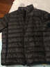 鸭鸭（YAYA）冬装轻薄款羽绒服男士立领时尚防寒短款羽绒轻便外套KX 黑色 3XL 实拍图