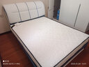 晚匠床现代简约皮床双人床主卧大床实木真皮床储物婚床卧室软靠公主床 床+5D棉布乳胶床垫 1.5M*2.0M框架结构【稳固静音】 实拍图