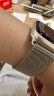 ESCASE 苹果手表表带apple watch9/8/7/6/5/SE2米兰尼斯防水腕带磁吸搭扣38/40/41mm 星光色 晒单实拍图