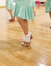 智友伴儿童袜子棉袜女童春秋夏季透气网眼拉丁舞女孩蕾丝花边袜公主短袜 实拍图