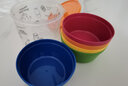 乐扣乐扣彩虹碗塑料碗儿童防摔饭碗便携米饭碗汤碗早餐碗套装宝宝幼儿园 平底碗【单碗380ml】 实拍图