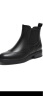 Bata切尔西靴女秋新款英伦风牛皮粗跟通勤软底短筒靴AKL53DD3 黑色-宽版 37 晒单实拍图