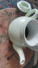 连山阁 陶瓷泡茶壶带过滤网内胆大容量家用泡茶器大号功夫茶具单壶冲茶器杯子套装 升级玉兰花茶壶陶瓷650ml（单壶 实拍图