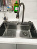 GOFU高赋-G18瀑布出水水槽不锈钢厨房大单槽多功能洗菜池洗菜盆洗碗槽 G18[水槽6846B] 实拍图