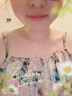 施华洛世奇跳动的心项链时尚女士水晶项链锁骨链送女友生日七夕情人节礼物 红色5279421(无手提袋) 实拍图