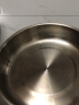 Momscook慕厨不锈钢盘子圆盘菜碟 家用菜盘做沙拉304不锈钢加厚多功能菜盆 JA-WP16-不锈钢盆 16cm 实拍图