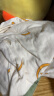 猫人【A级防螨抗菌纯棉】女士睡衣女春夏性感星月印花可外穿奶白XL 实拍图