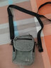 智纳 斜挎包男女潮牌迷你单肩包休闲腰包手机包轻便帆布ins潮流小背包 灰色【升级版】 实拍图
