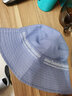 莱维森帽子女春夏时尚遮阳防晒帽韩版百搭秋季渔夫帽新款潮流防晒盆帽 环绕字母【蓝灰色】 均码 实拍图