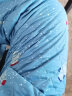 朵朵·可可冬季睡衣女新款加厚夹棉原创印花长袖长裤家居服套装 灰蓝  160(M) 晒单实拍图