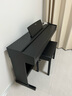雅马哈（YAMAHA）电钢琴YDP105重锤键盘88键进口成人儿童初学者家用智能电子钢琴 YDP-105B黑色+原装琴凳+官方标配 实拍图