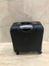 MINLUBAOLUO商务皮箱拉杆箱男士飞机轮行李箱男旅行箱女密码登机箱子母箱子 黑色横款 20英寸可登机 实拍图