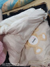 圣贝恩（sepeon）卡通婴儿包被纯棉加厚初生新生儿秋冬用品宝宝冬季外出可脱胆 粉红小兔（脱胆+双芯）100*100cm 实拍图