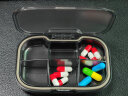 妙馨思药盒大容量一周便捷式药品分装盒老人随身吃药提醒早中晚旅游密封 实拍图