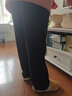 南叮雅格孕妇裤子秋冬阔腿裤新款外穿加绒直筒拖地长裤垂坠感托腹裤秋冬款 黑色【加绒款】 L 115-130斤 实拍图